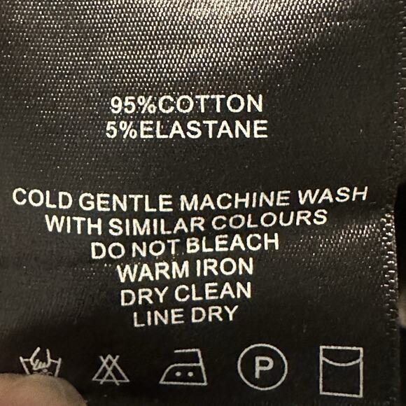 Maniere De Voir Women 10 UK 6 US Cycling Shorts Ribbed Washed Grey New - Picture 5 of 6